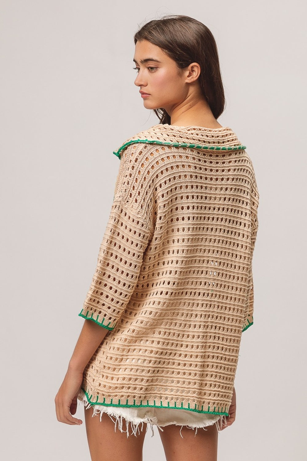 DESERT BLOOM CACTUS CARDIGAN SWEATER